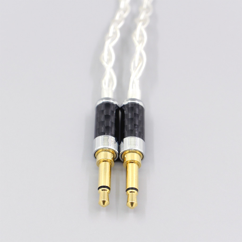 99% Pure Silver 8 Core Headphone Cable For Hifiman Sundara Ananda HE1000se HE6se DEVA he400se Arya He-35x Edition XS