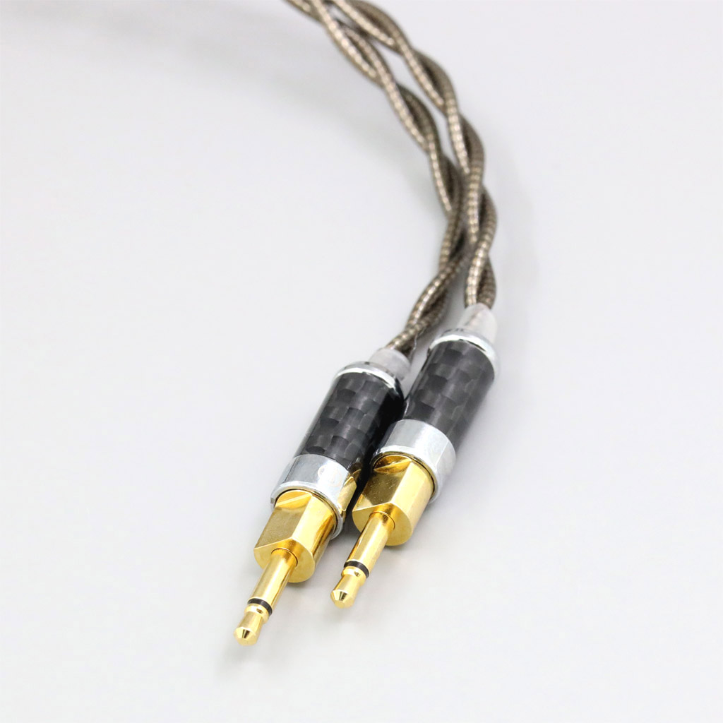 99% Pure Silver Palladium + Graphene Gold Earphone Shielding Cable For Sennheiser HD700 Headphone 2.5mm pin 4 core 