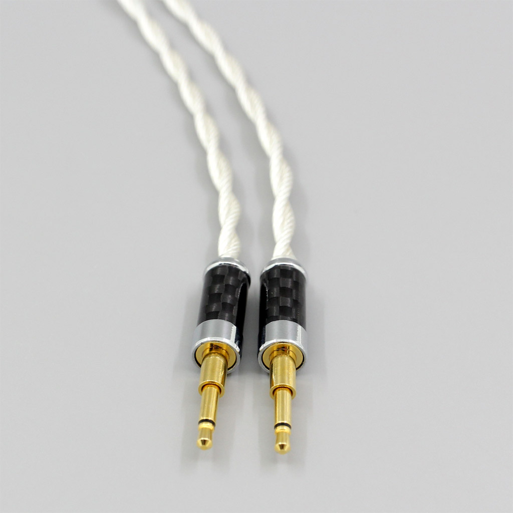 Graphene 7N OCC Silver Plated Type2 Earphone Cable For Sennheiser HD477 HD497 HD212 PRO EH250 EH350 Headphone Dual 2.5mm
