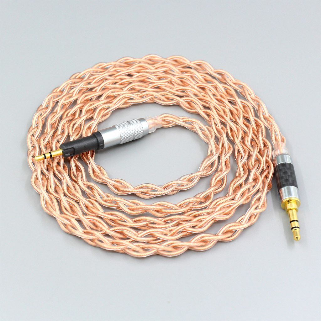4 Core 1.7mm Litz HiFi-OFC Earphone Braided Cable For Audio Technica ATH-M50x ATH-M40x ATH-M70x ATH-M60x