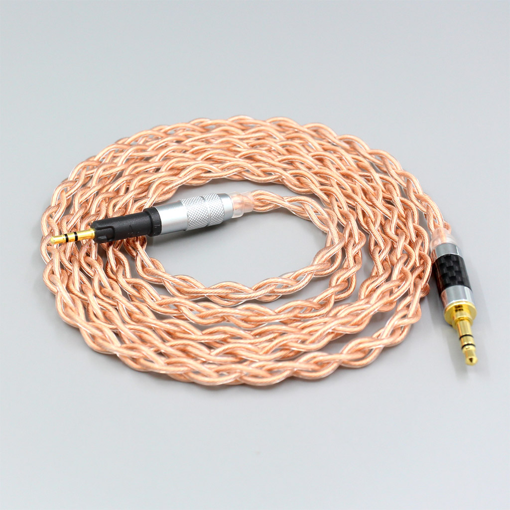4 Core 1.7mm Litz HiFi-OFC Earphone Braided Cable For Audio Technica ATH-M50x ATH-M40x ATH-M70x ATH-M60x