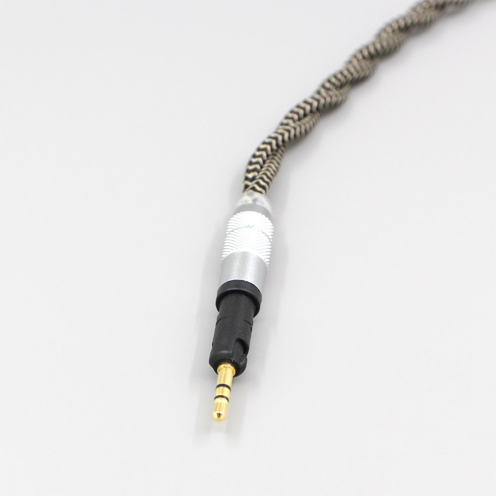 2 Core 2.8mm Litz OFC Earphone Shield Braided Sleeve Cable For Audio Technica ATH-M50x ATH-M40x ATH-M70x ATH-M60x 