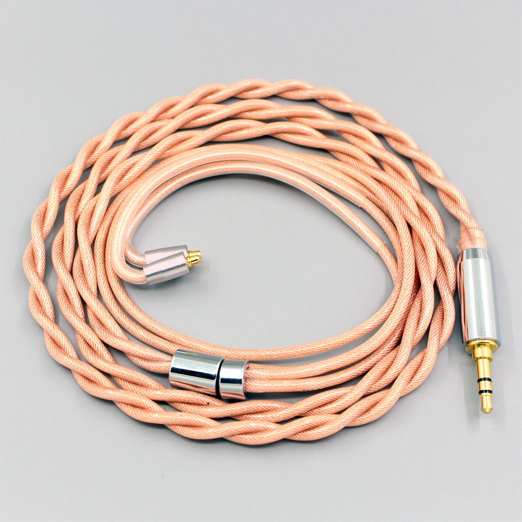 Type6 756 core Shielding 7n Litz OCC Earphone Cable For Dunu T5 Titan 3 T3 (Increase Length MMCX) 2 cores 2.8mm
