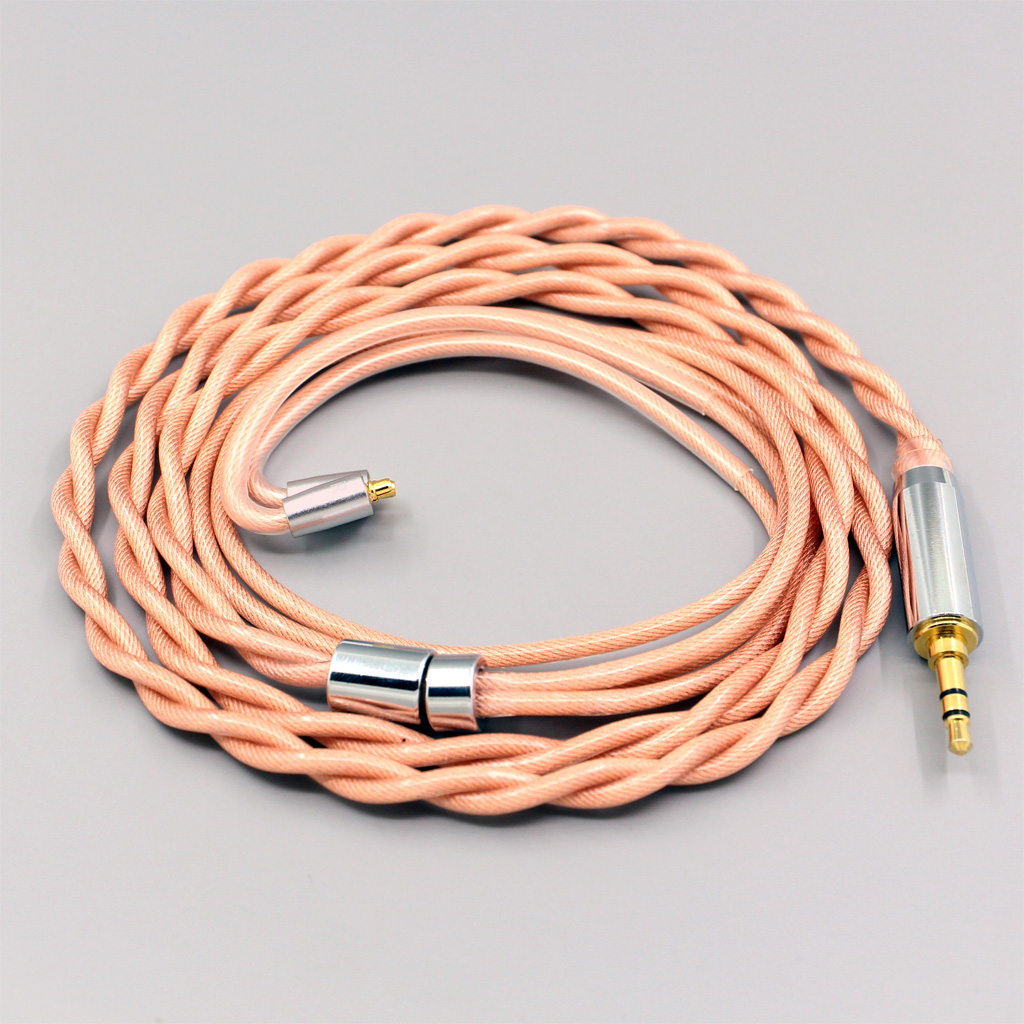 Type6 756 core Shielding 7n Litz OCC Earphone Cable For Dunu T5 Titan 3 T3 (Increase Length MMCX) 2 cores 2.8mm