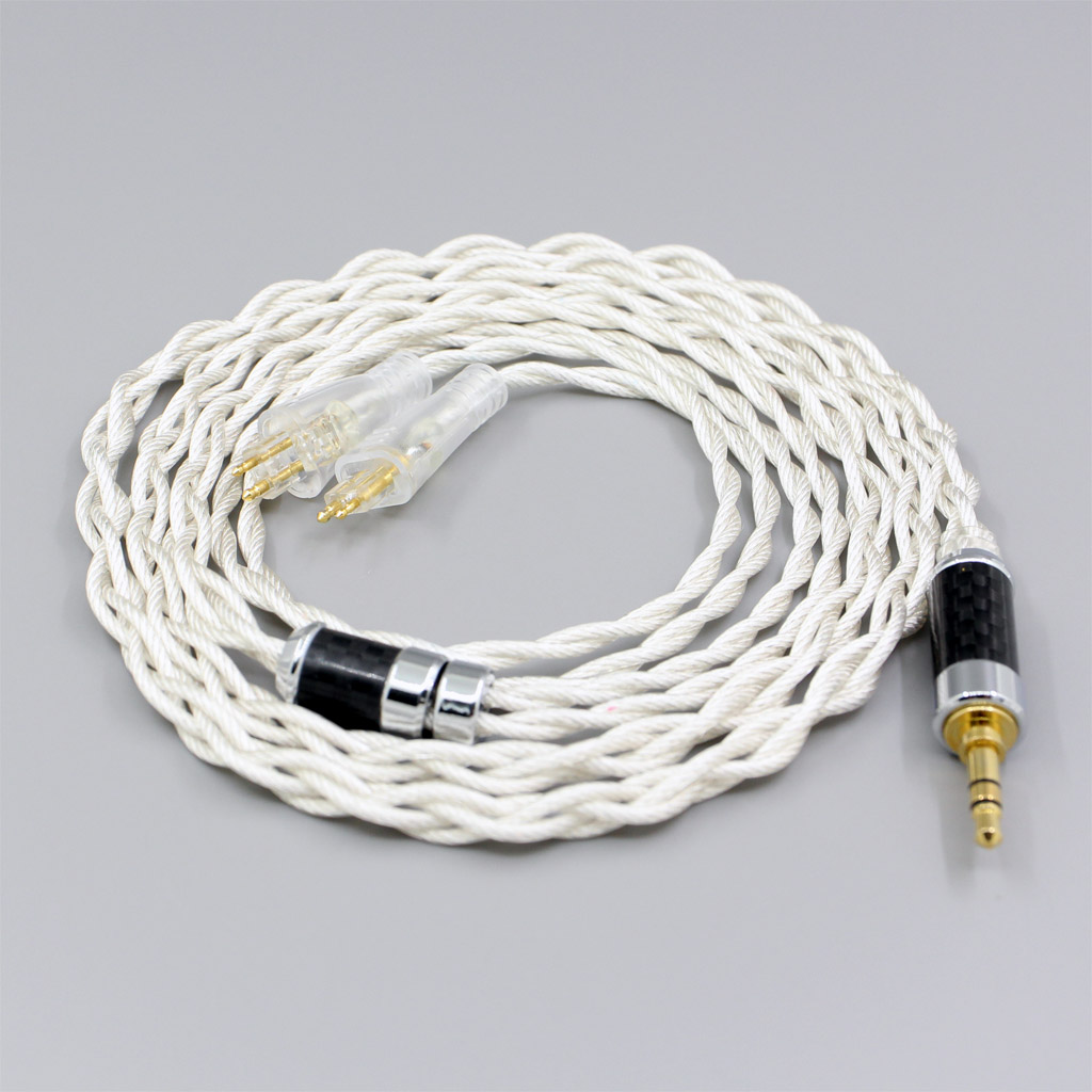 Graphene 7N OCC Silver Plated Type2 Earphone Cable For FOSTEX TH900 MKII MK2 TH-909 TR-X00 TH-600 4 core 1.75mm