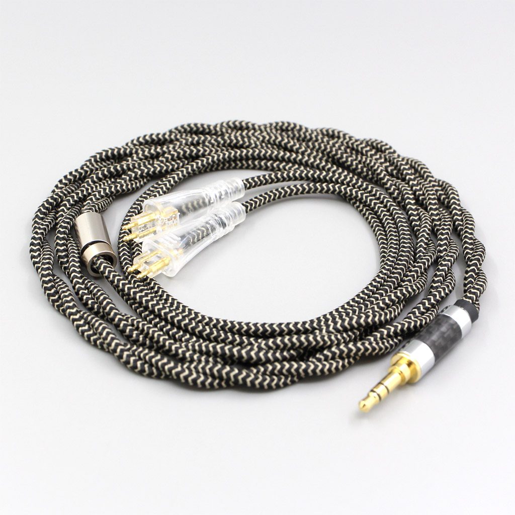 2 Core 2.8mm Litz OFC Earphone Shield Braided Sleeve Cable For FOSTEX TH900 MKII MK2 TH-909 TR-X00 TH-600 headset