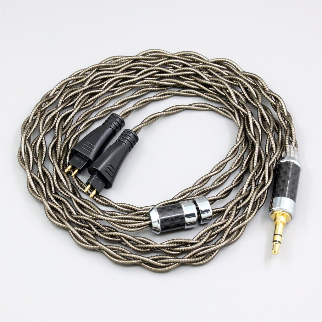 99% Pure Silver Palladium + Graphene Gold Earphone Shielding Cable For FOSTEX TH900 MKII MK2 TH-909 TR-X00 TH-600 4 core 