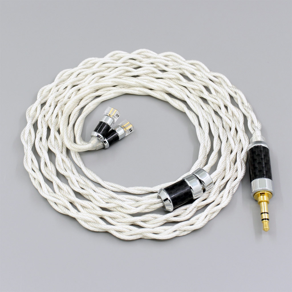 Graphene 7N OCC Silver Plated Shielding Coaxial Earphone Cable For UE11 UE18 pro QDC Gemini Gemini-S Anole V3-C V3-S V6-C