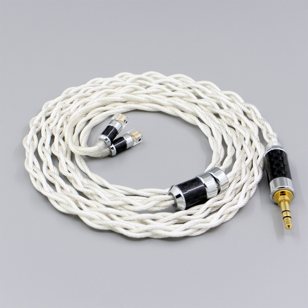 Graphene 7N OCC Silver Plated Shielding Coaxial Earphone Cable For UE11 UE18 pro QDC Gemini Gemini-S Anole V3-C V3-S V6-C