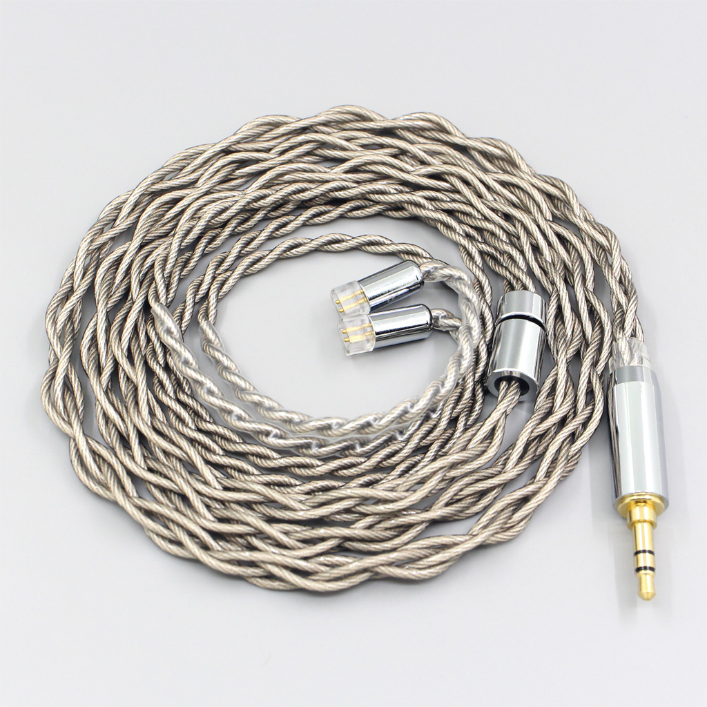 99% Pure Silver + Graphene Silver Plated Shield Earphone Cable For UE11 UE18 pro QDC Gemini Gemini-S Anole V3-C V3-S V6-C