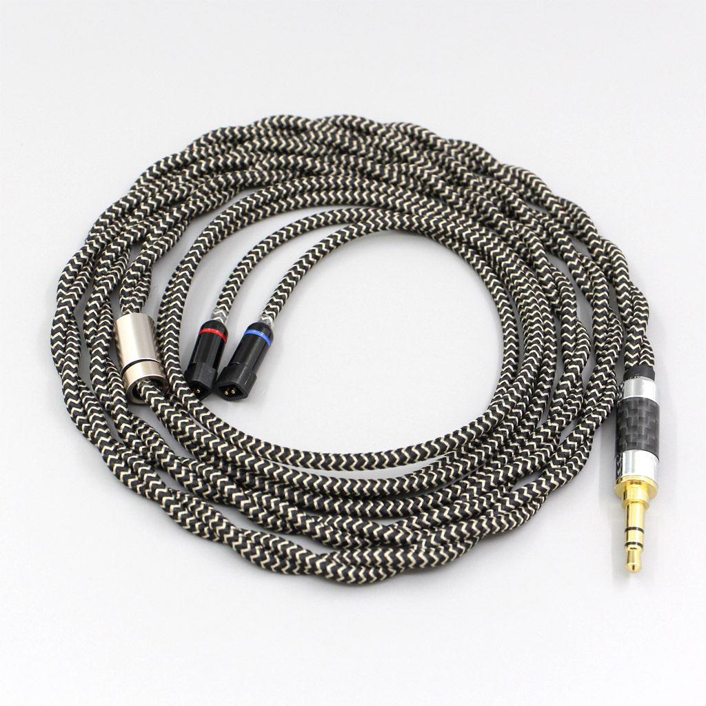 2 Core 2.8mm Litz OFC Earphone Shield Braided Sleeve Cable For UE11 UE18 pro QDC Gemini Gemini-S Anole V3-C V3-S V6-C