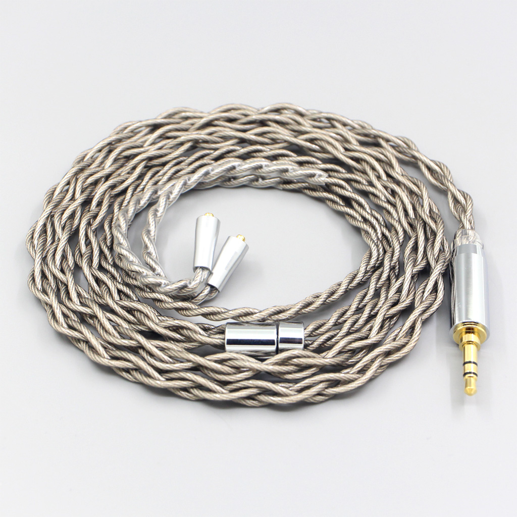 99% Pure Silver + Graphene Silver Plated Shield Earphone Cable For Westone W40 W50 W60 UM10 UM20 UM30 UM40 UM50 Pro 