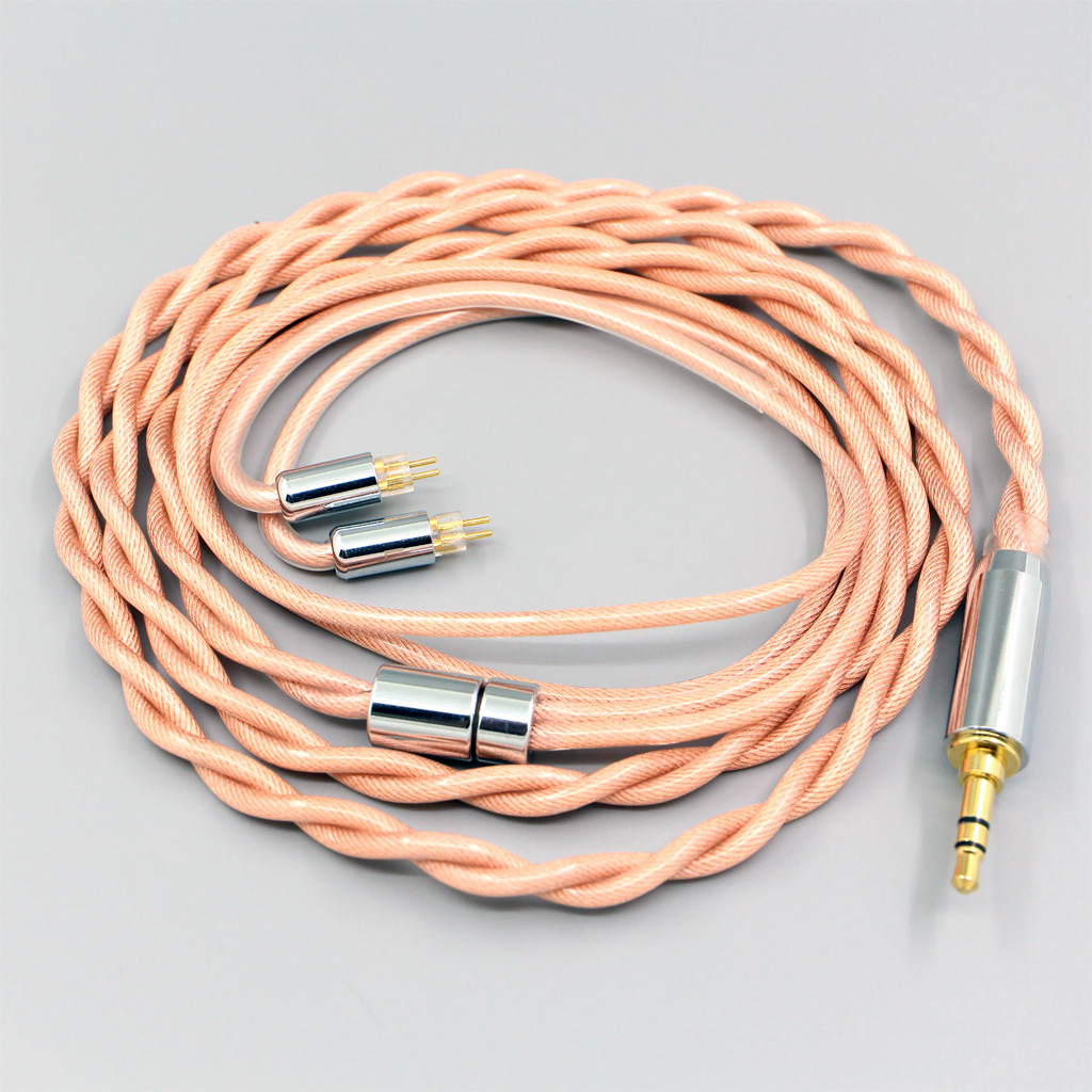Type6 756 core Shielding 7n Litz OCC Earphone Cable For 0.78mm BA Westone W4r UM3X UM3RC JH13 High Step 2 core 2.8mm