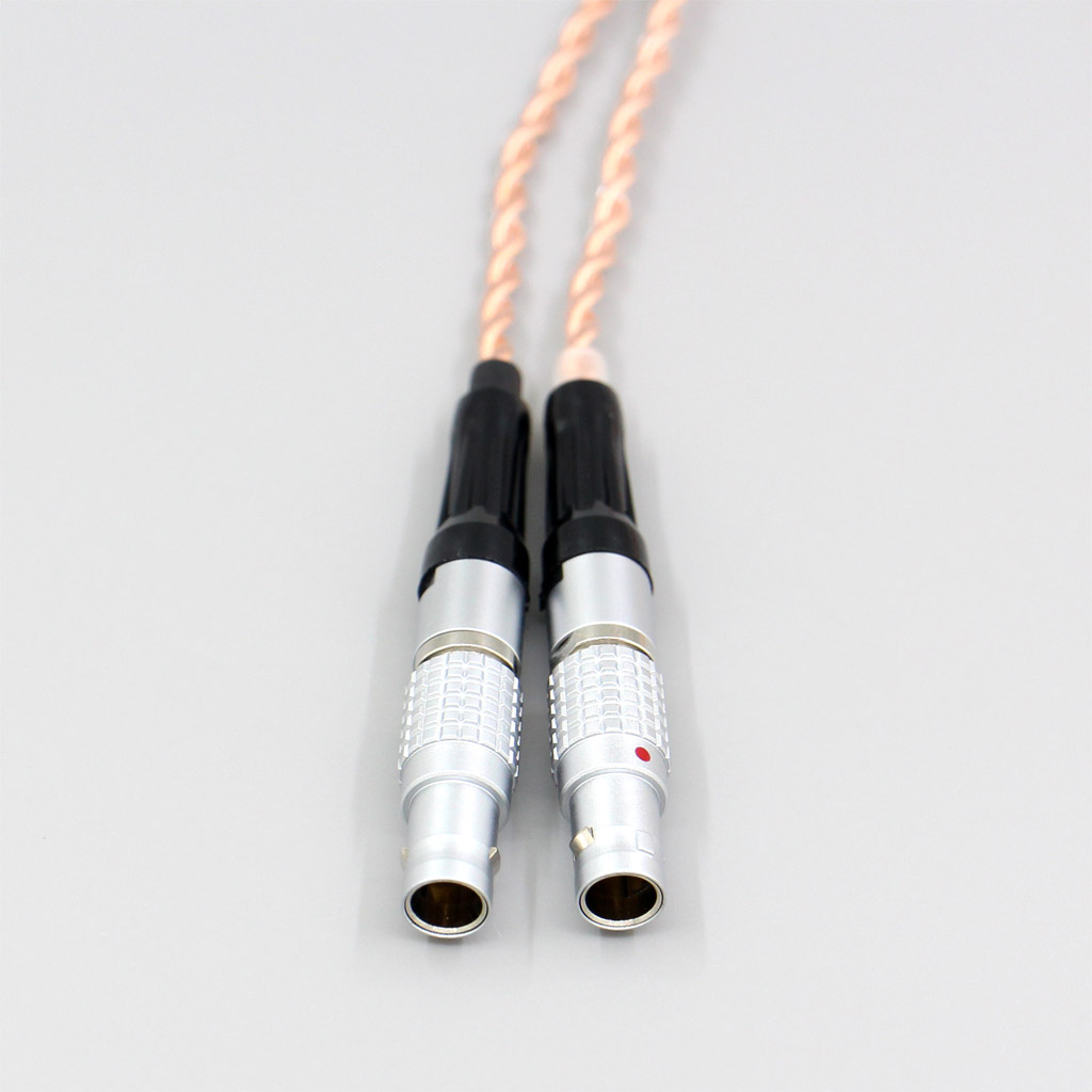 4 Core 1.7mm Litz HiFi-OFC Earphone Braided Cable For Focal Utopia Fidelity Circumaural Headphone