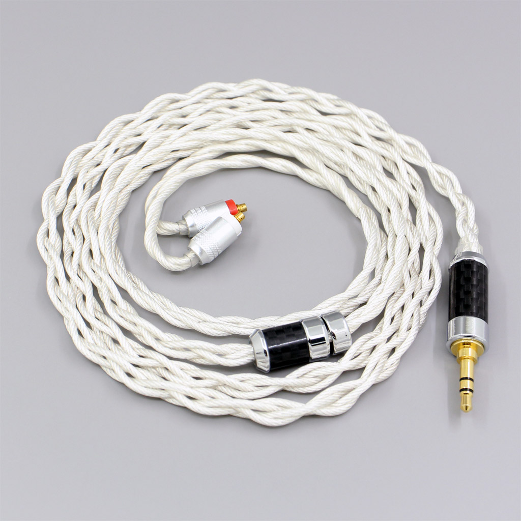 Graphene 7N OCC Silver Plated Shielding Coaxial Earphone Cable For Sony XBA-H2 XBA-H3 xba-A3 xba-A2