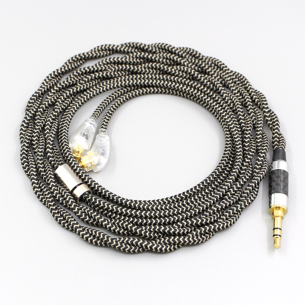 2 Core 2.8mm Litz OFC Earphone Shield Braided Sleeve Cable For Sony XBA-H2 XBA-H3 XBA-Z5 xba-A3 xba-A2 2 core 2.8mm