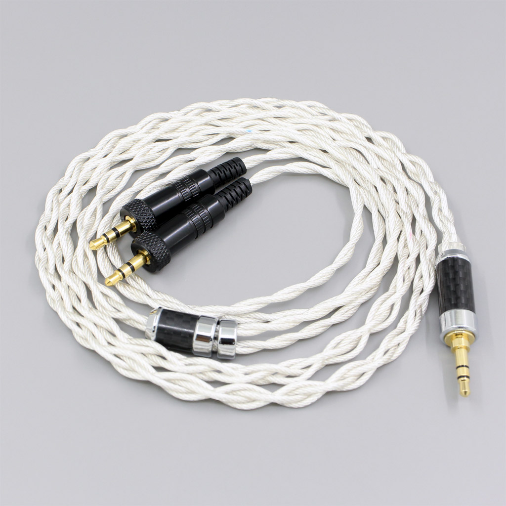 Graphene 7N OCC Silver Plated Type2 Earphone Cable For Sony MDR-Z1R MDR-Z7 MDR-Z7M2 With Screw To Fix 4 core 1.75mm