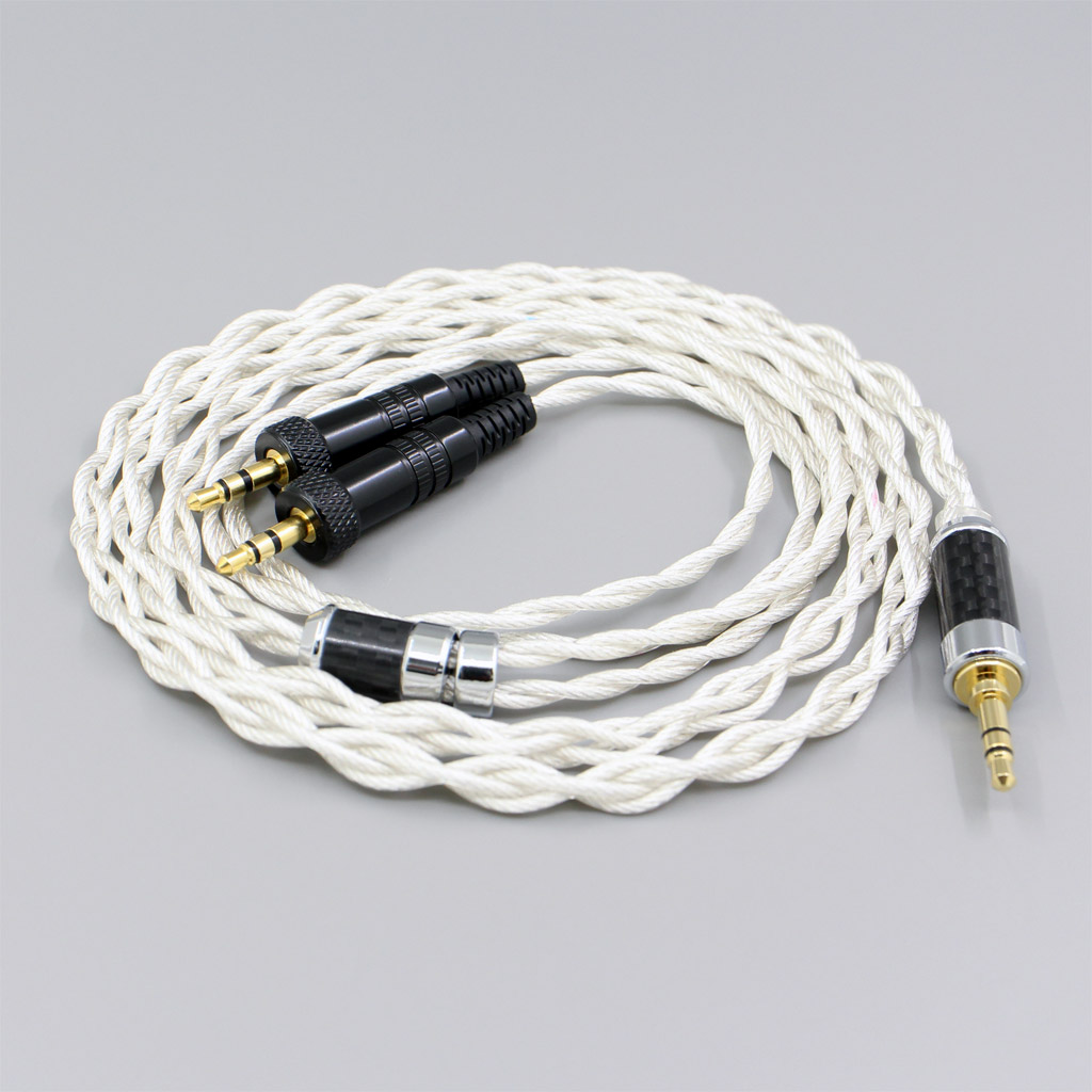 Graphene 7N OCC Silver Plated Type2 Earphone Cable For Sony MDR-Z1R MDR-Z7 MDR-Z7M2 With Screw To Fix 4 core 1.75mm