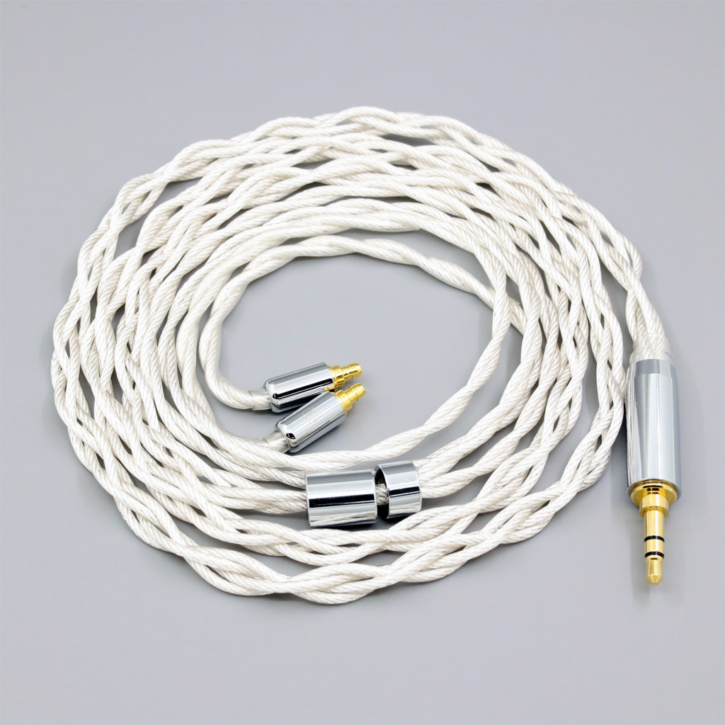 Graphene 7N OCC Silver Plated Type2 Earphone Cable For Sennheiser IE100 IE400 IE500 Pro 4 core