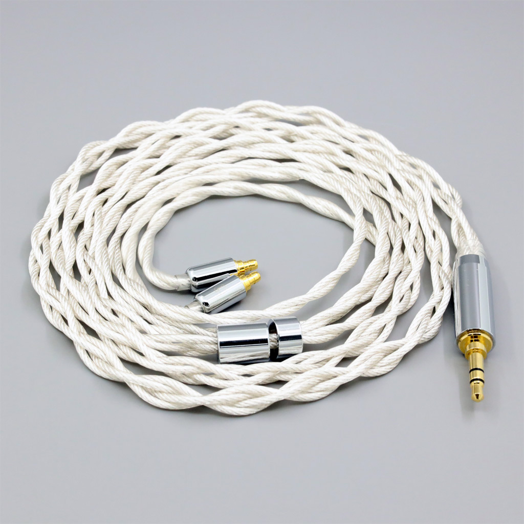 Graphene 7N OCC Silver Plated Type2 Earphone Cable For Sennheiser IE100 IE400 IE500 Pro 4 core