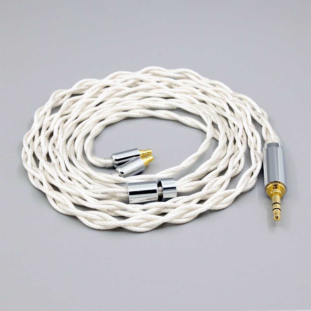 Graphene 7N OCC Silver Plated Type2 Earphone Cable For Sennheiser IE100 IE400 IE500 Pro 4 core