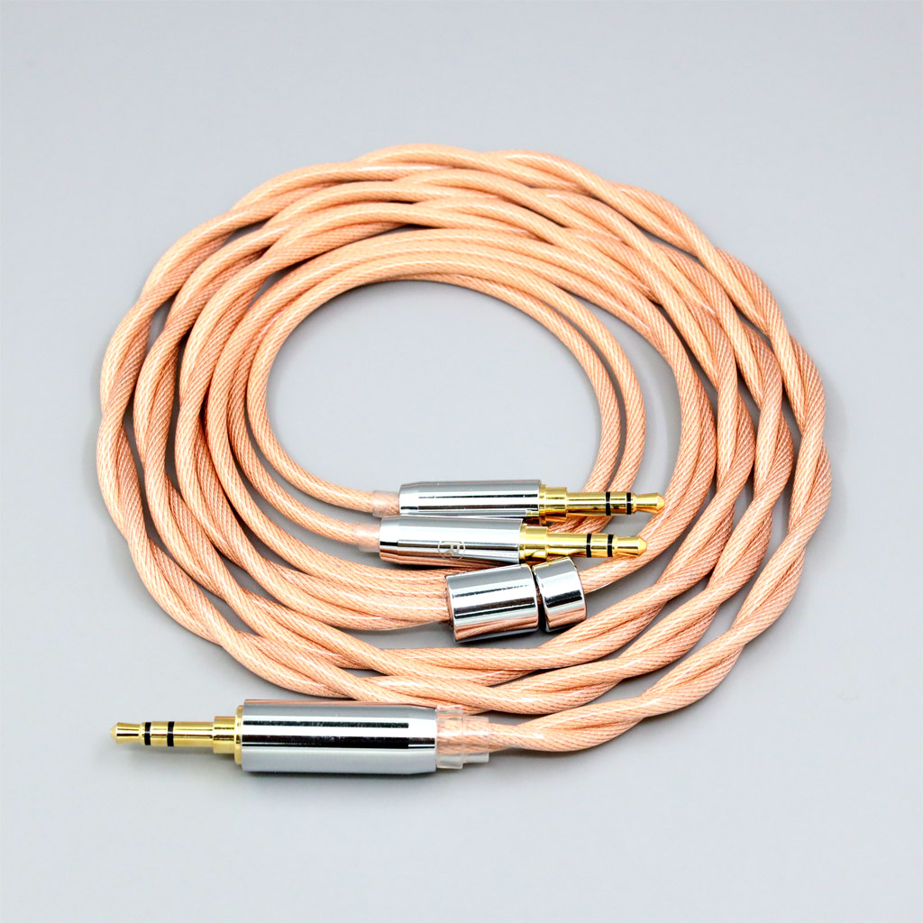 Type6 756 core Shielding 7n Litz OCC Earphone Cable For Hifiman Sundara Ananda HE1000se HE6se DEVA he400se Arya He-3 XS