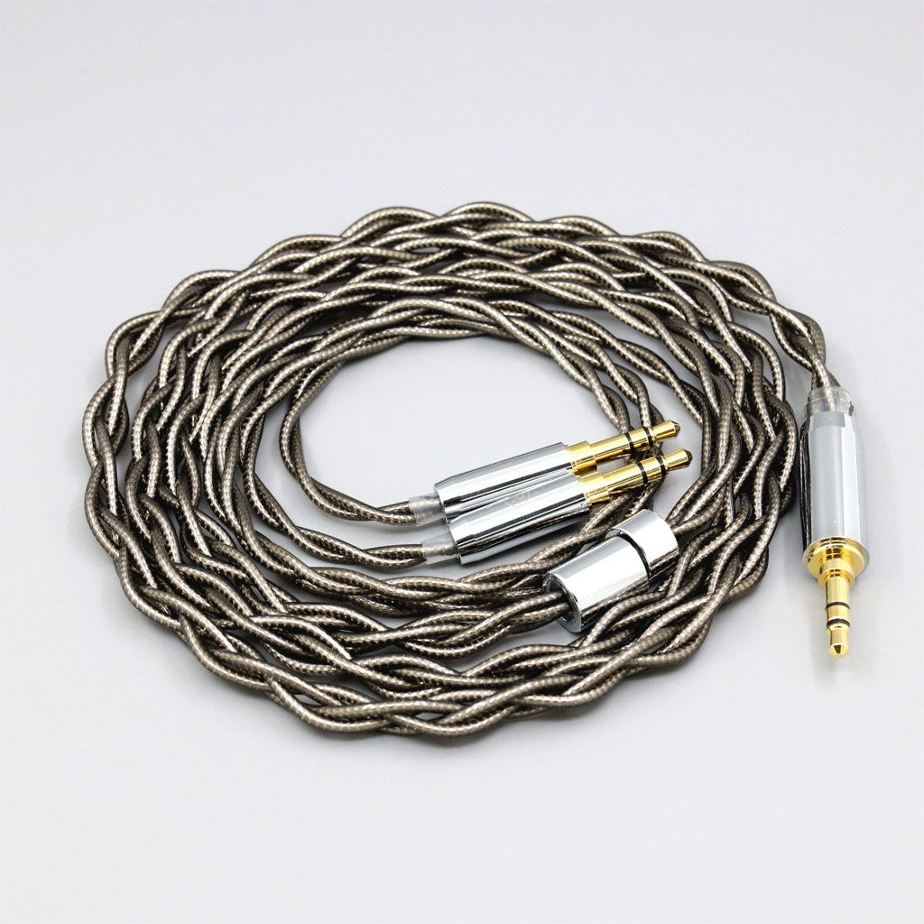 99% Pure Silver Palladium + Graphene Gold Earphone Cable For Hifiman Sundara Ananda HE1000se HE6se he400se Arya He-35x XS
