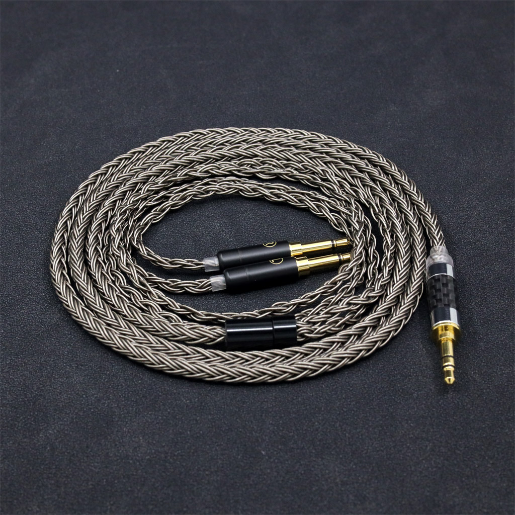 16 Core Grey Earphone Cable For Hifiman Sundara Ananda HE1000se HE6se DEVA he400se Arya He-35x XS