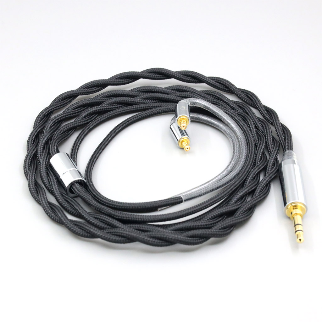 Nylon 99% Pure Silver Palladium Graphene Gold Shield Cable For Audio Technica ATH-CKR100 CKR90 CKS1100 CKR100IS CKS1100IS