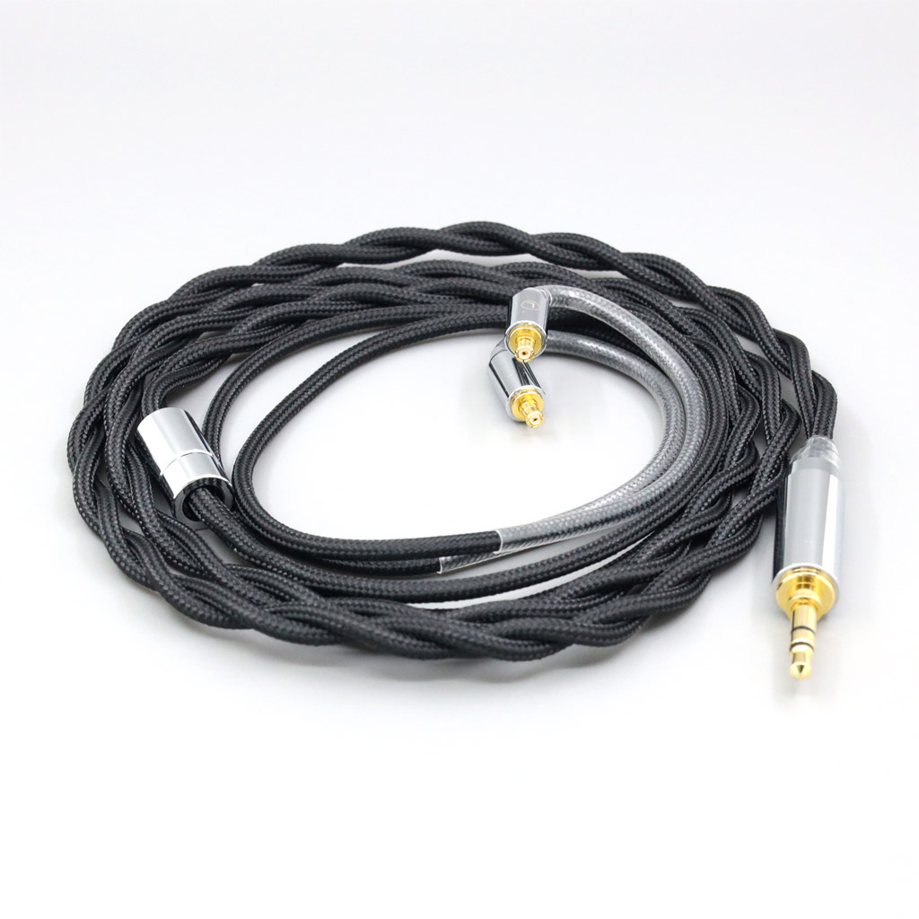 Nylon 99% Pure Silver Palladium Graphene Gold Shield Cable For Audio Technica ATH-CKR100 CKR90 CKS1100 CKR100IS CKS1100IS