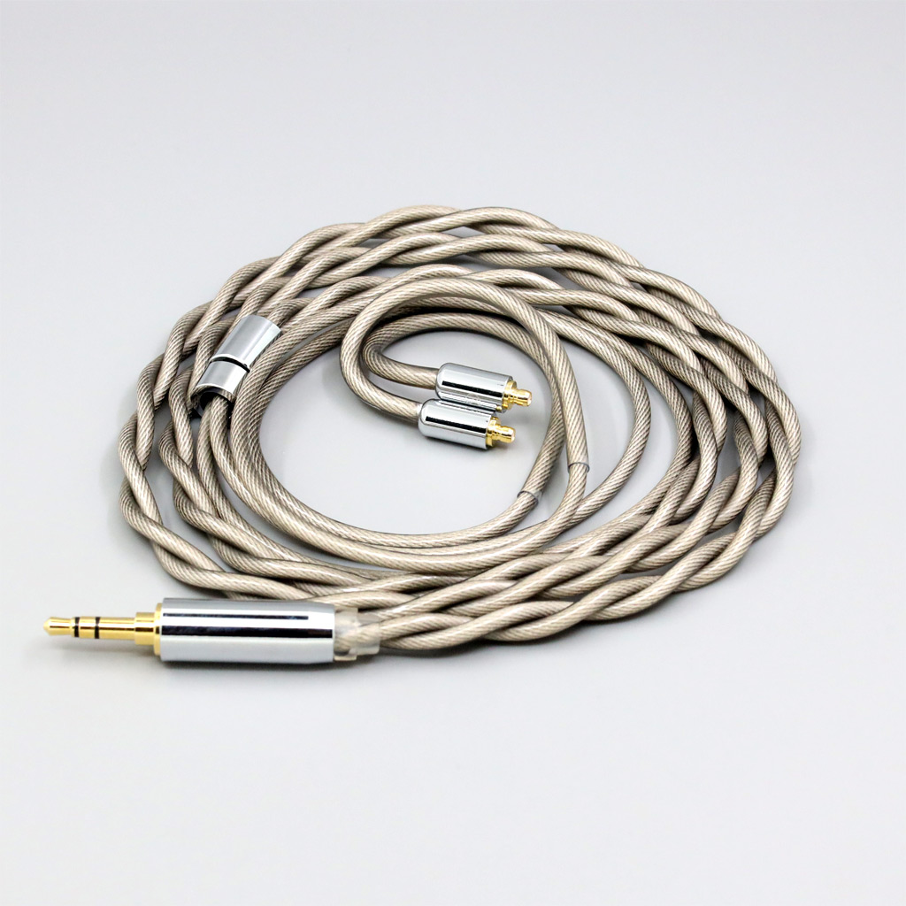Type6 756 core 7n Litz OCC Silver Plated Earphone Cable For Acoustune HS 1695Ti 1655CU 1695Ti 1670SS 2 core 2.8mm