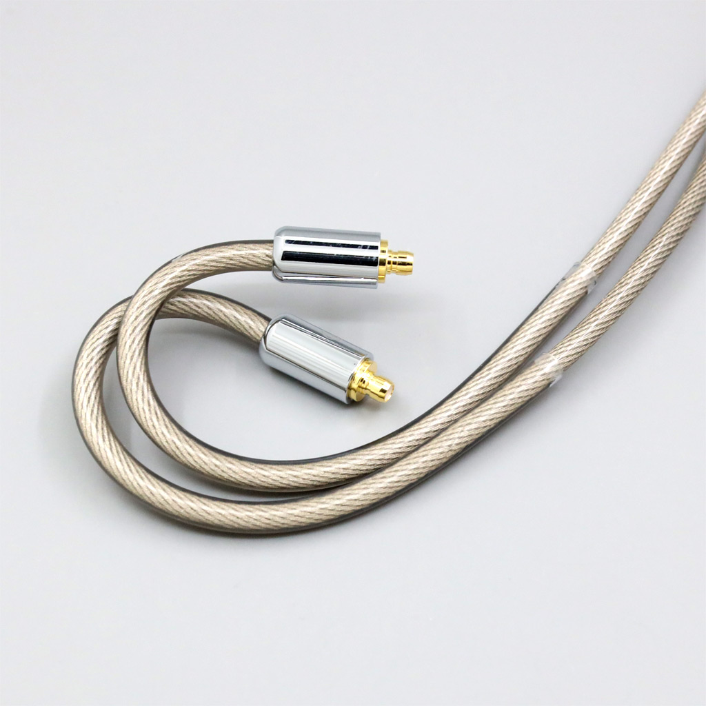 Type6 756 core 7n Litz OCC Silver Plated Earphone Cable For Acoustune HS 1695Ti 1655CU 1695Ti 1670SS 2 core 2.8mm
