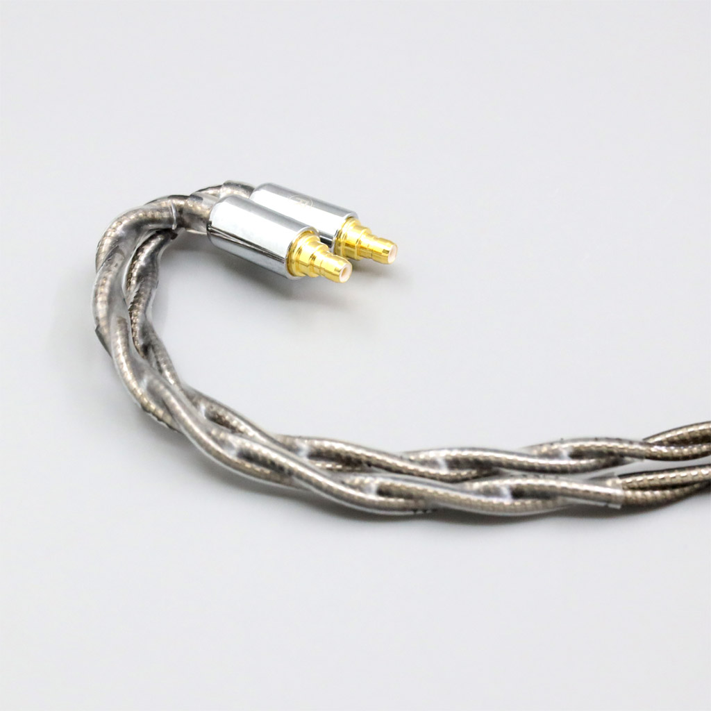 99% Pure Silver Palladium + Graphene Gold Earphone Shielding Cable For Sennheiser IE100 IE400 IE500 Pro 4 core