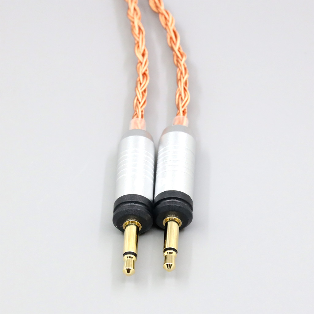 16 Core 99% 7N OCC Earphone Cable For Focal Clear Elear Elex Elegia Stellia Dual 3.5mm headphone plug