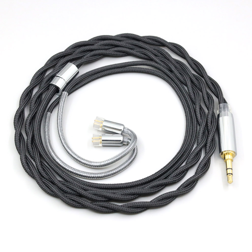 Nylon 99% Pure Silver Palladium Graphene Gold Shield Cable For UE11 UE18 pro QDC Gemini Gemini-S Anole V3-C V3-S