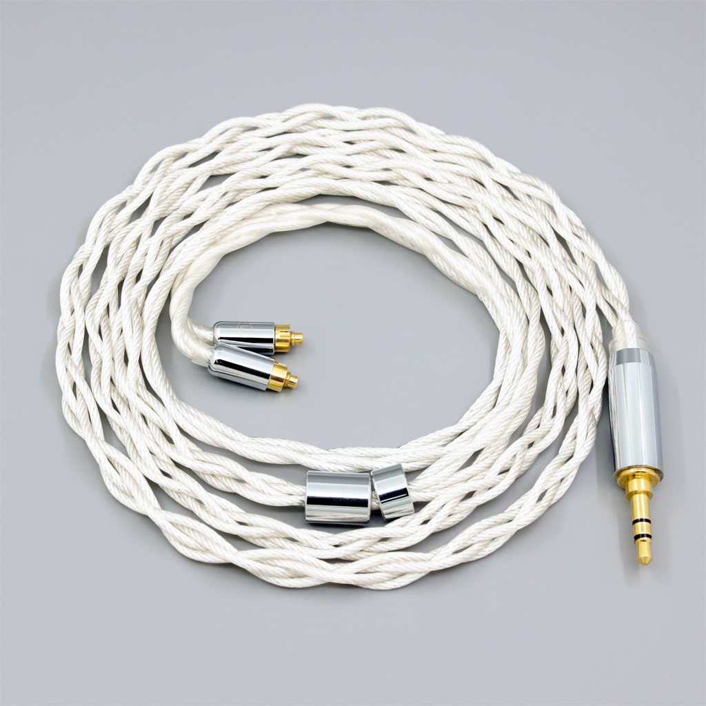 Graphene 7N OCC Silver Plated Type2 Earphone Cable For Dunu dn-2002 4 core