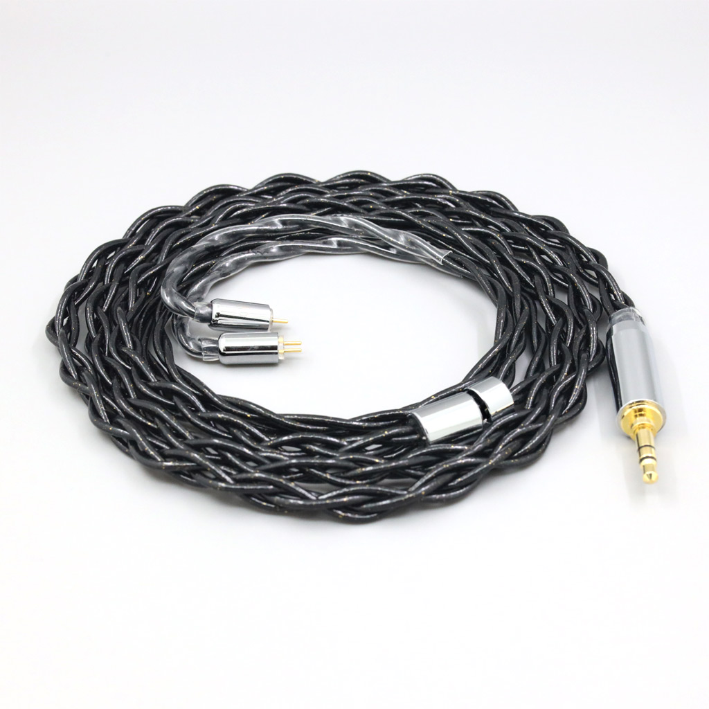 99% Pure Silver Palladium Graphene Floating Gold Cable For 0.78mm Flat Step JH Audio JH16 Pro JH11 Pro 5 6 7 2pin