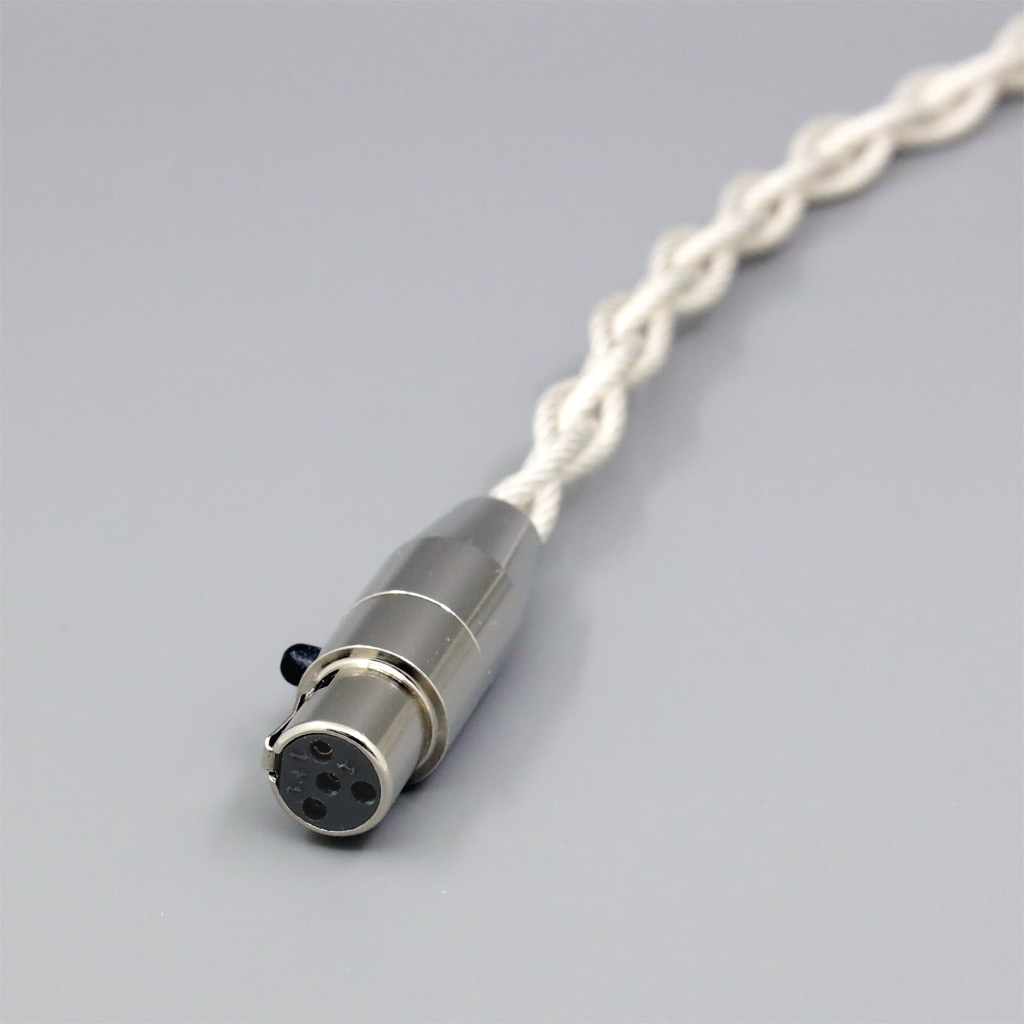 Graphene 7N OCC Silver Plated Type2 Earphone Cable For AKG K371BT Beyerdynamic DT177x GO Pioneer HDJ-X10 Headphone