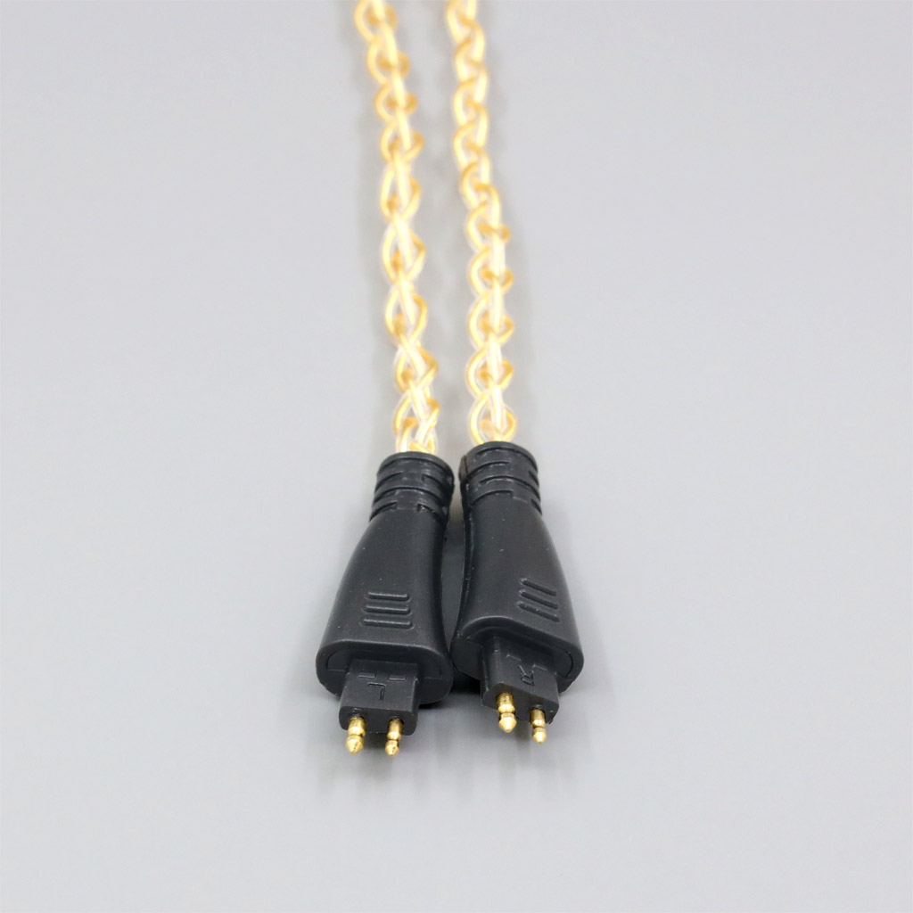 8 Core 99% 7n Pure Silver 24k Gold Plated Earphone Cable For FOSTEX TH900 MKII MK2 TH-909 TR-X00 TH-600 Headphone