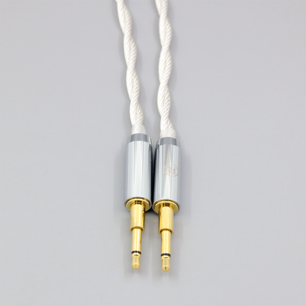 Graphene 7N OCC Silver Plated Type2 Earphone Cable For Sennheiser HD477 HD497 HD212 PRO EH250 EH350 Headphone Dual 2.5mm