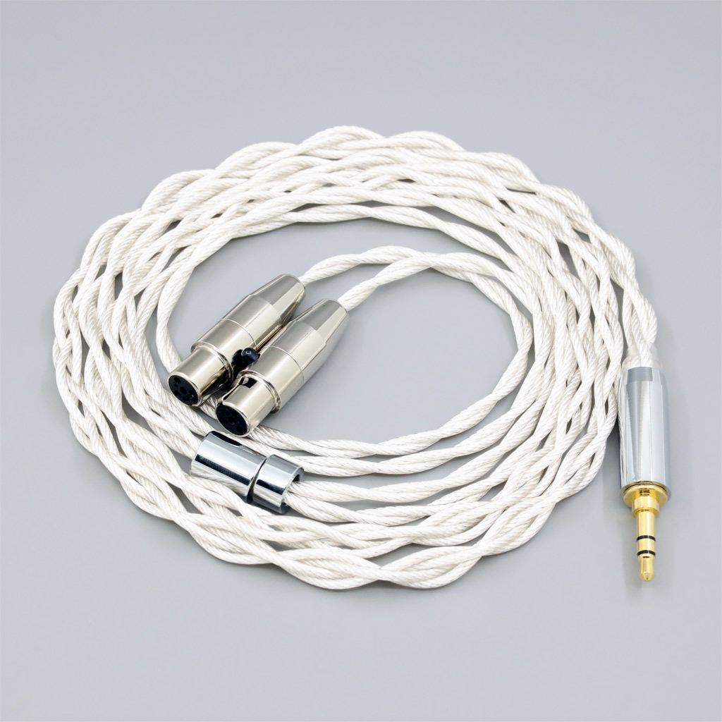 Graphene 7N OCC Silver Plated Type2 Earphone Cable For Audeze LCD-3 LCD-2 LCD-X LCD-XC LCD-4z LCD-MX4 LCD-GX lcd-24