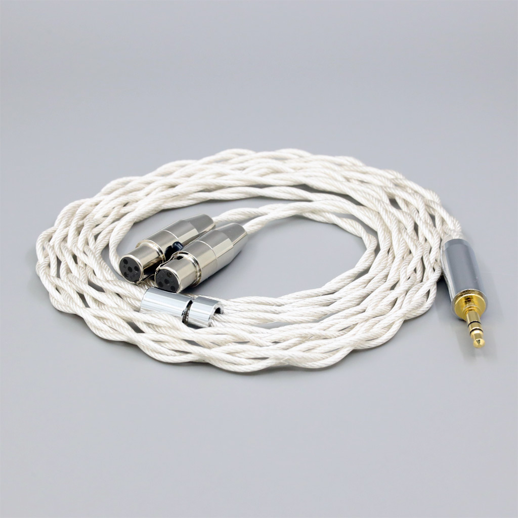 Graphene 7N OCC Silver Plated Type2 Earphone Cable For Audeze LCD-3 LCD-2 LCD-X LCD-XC LCD-4z LCD-MX4 LCD-GX lcd-24