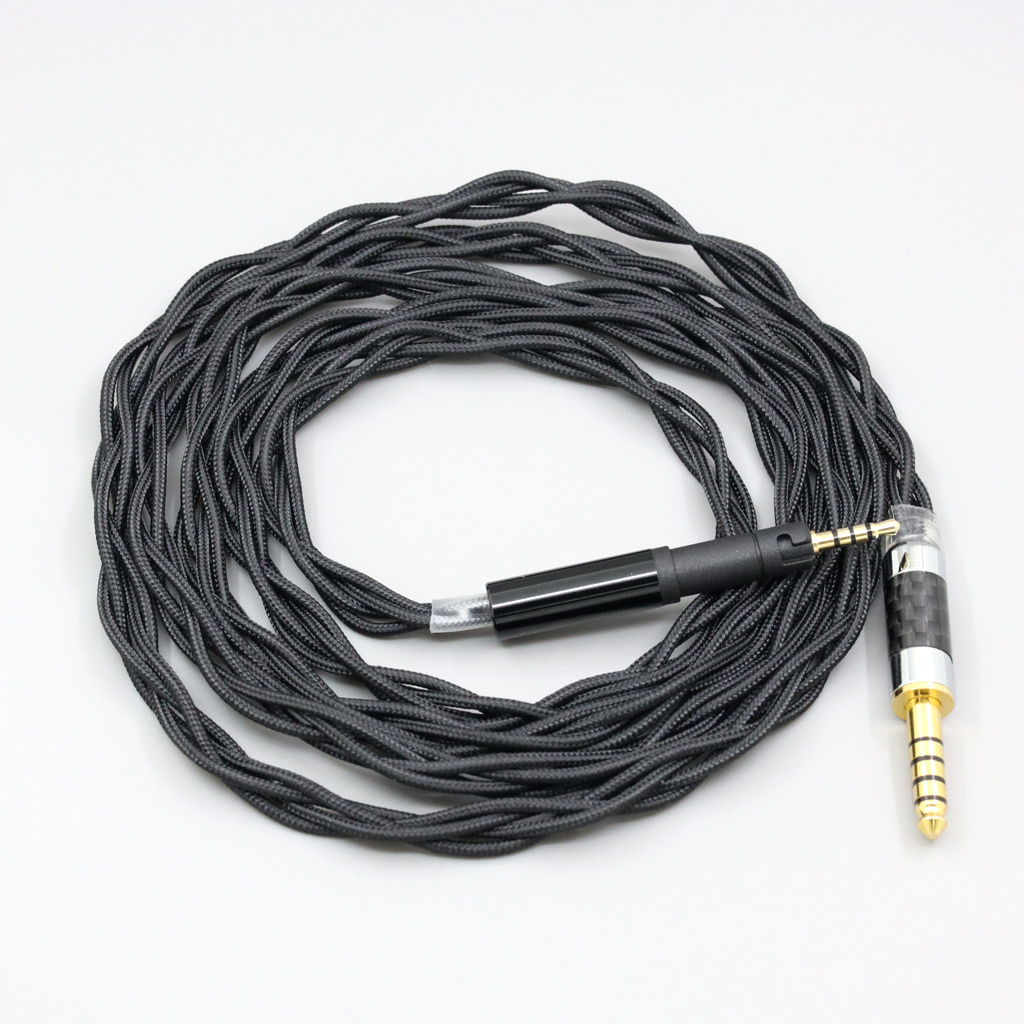 Pure 99% Silver Inside Headphone Nylon Cable For Sennheiser HD599 HD569 HD 560S HD559 hd560s