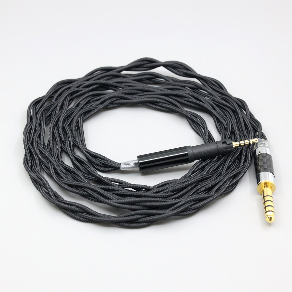 Pure 99% Silver Inside Headphone Nylon Cable For Sennheiser HD599 HD569 HD 560S HD559 hd560s