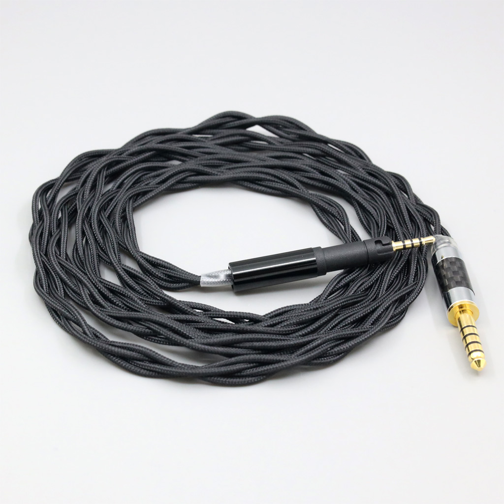 Pure 99% Silver Inside Headphone Nylon Cable For Sennheiser HD599 HD569 HD 560S HD559 hd560s