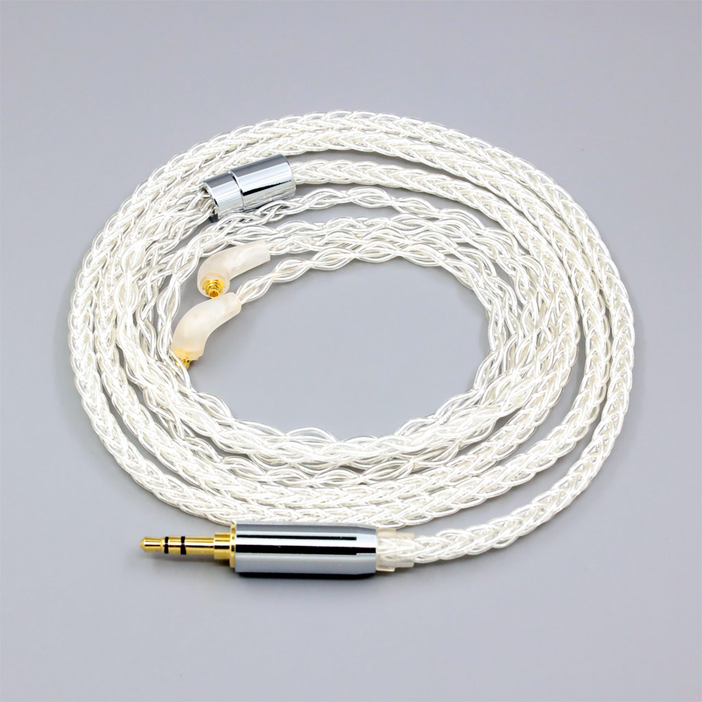 8 Core 99% 7n Pure Silver Palladium Earphone Cable For Etymotic ER4SR ER4XR ER3XR ER3SE ER2XR ER2SE
