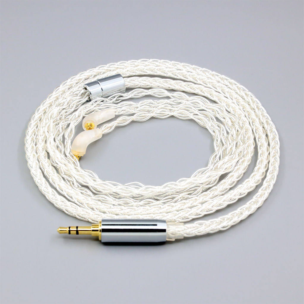 8 Core 99% 7n Pure Silver Palladium Earphone Cable For Etymotic ER4SR ER4XR ER3XR ER3SE ER2XR ER2SE