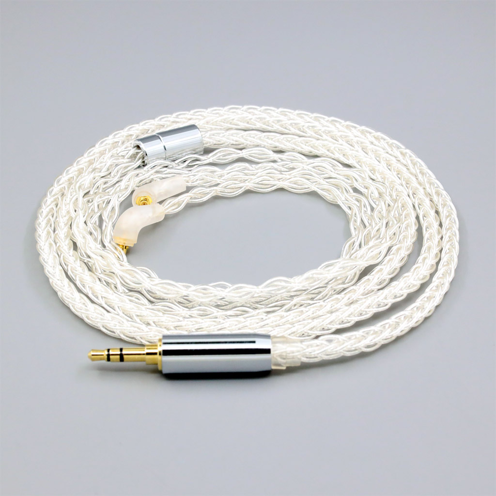 8 Core 99% 7n Pure Silver Palladium Earphone Cable For Etymotic ER4SR ER4XR ER3XR ER3SE ER2XR ER2SE