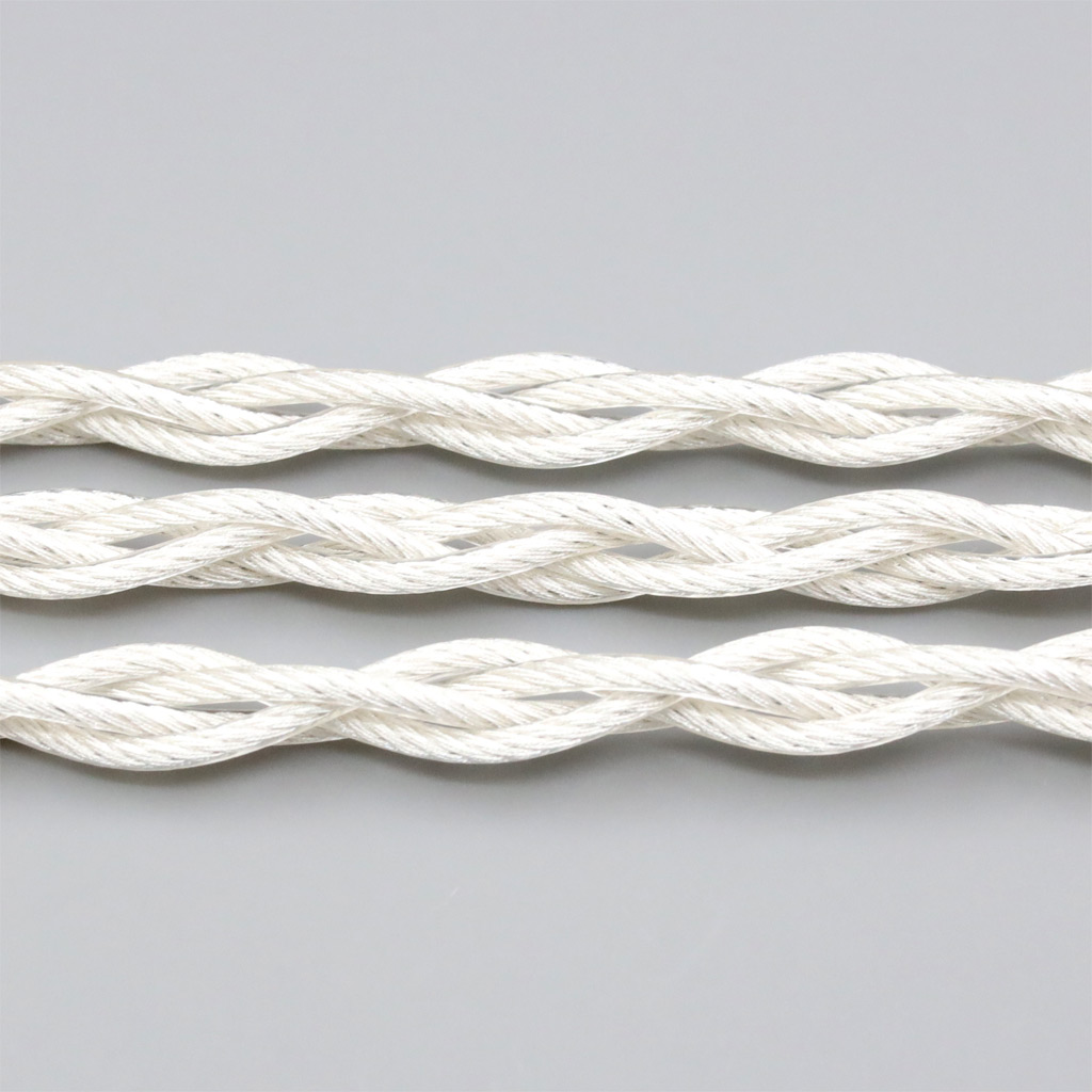 Graphene 7N OCC Silver Plated Type2 Earphone Cable For Focal Clear Elear Elex Elegia Stellia Dual 3.5mm headphone plug