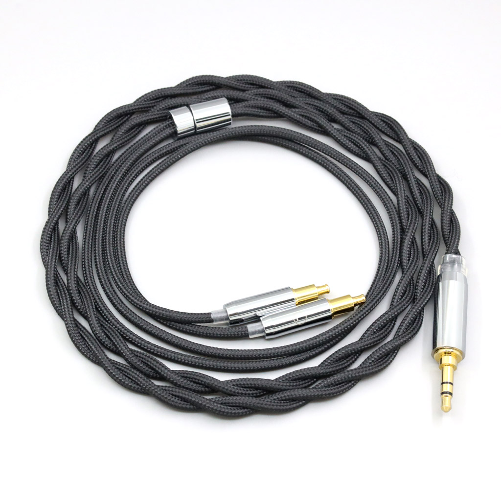 Nylon 99% Pure Silver Palladium Graphene Gold Shield Cable For Audio Technica ATH-ADX5000 MSR7b 770H 990H A2DC